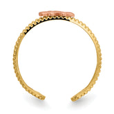 14k Two-tone Flower Toe Ring